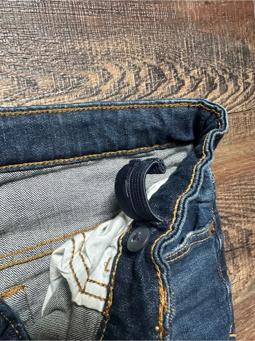 Cat & Jack Boy’s Dark Blue Bootcut Jeans 16 Husky